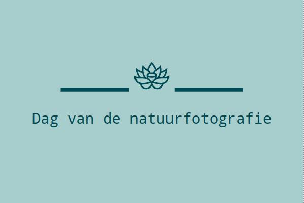 Logo Dag van de natuurfotografie