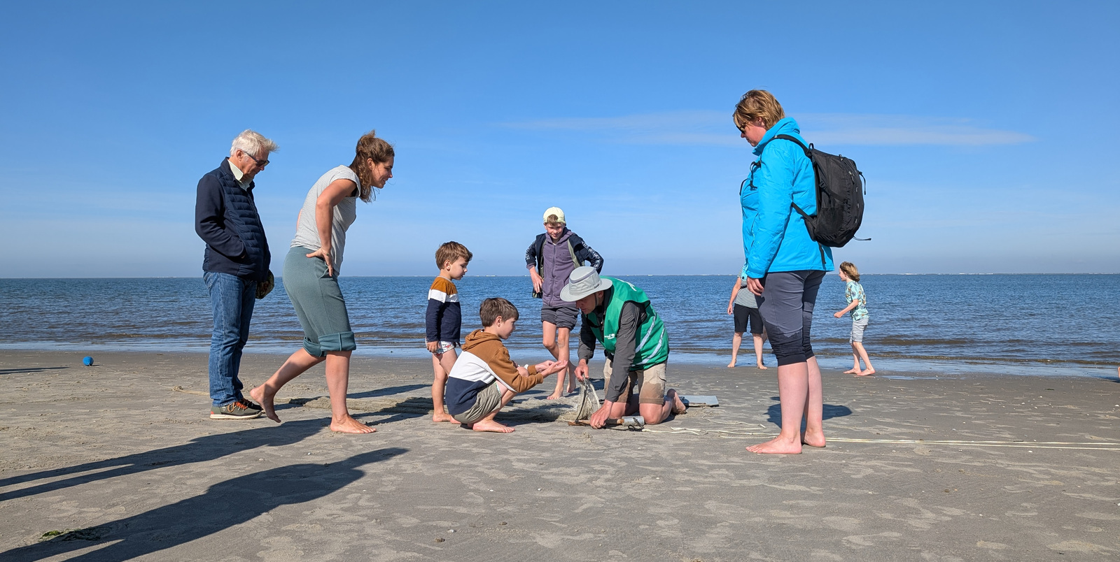Mensen op het strand