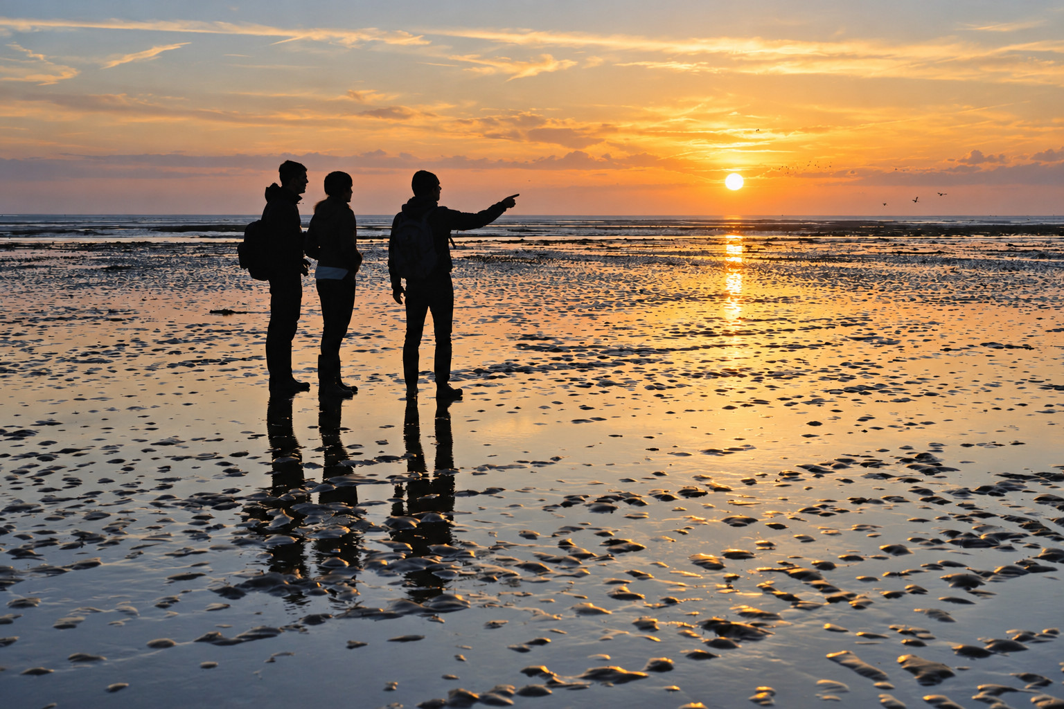 Zeebodemwandeling bij zonsondergang 10/11